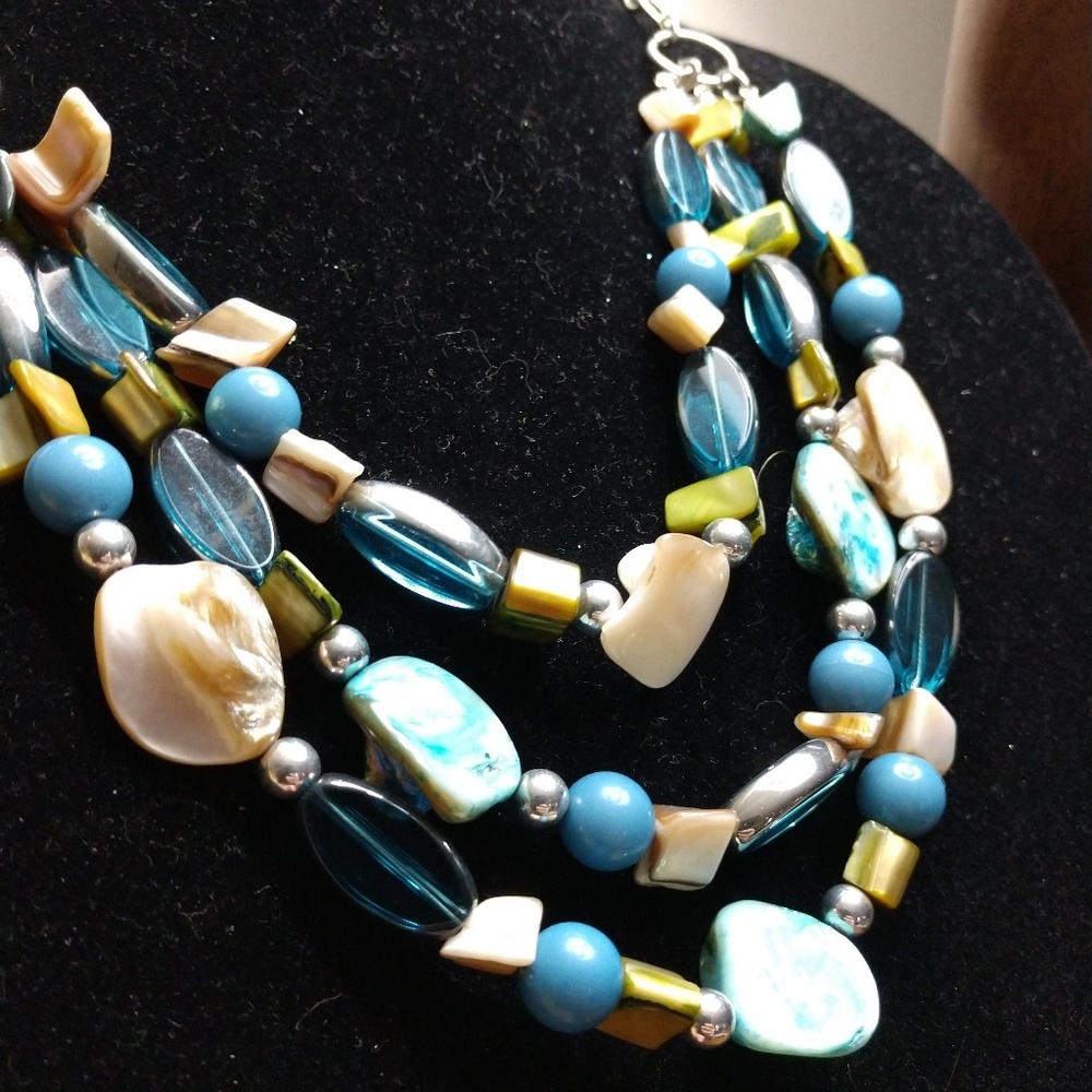 Blue Stone Necklace